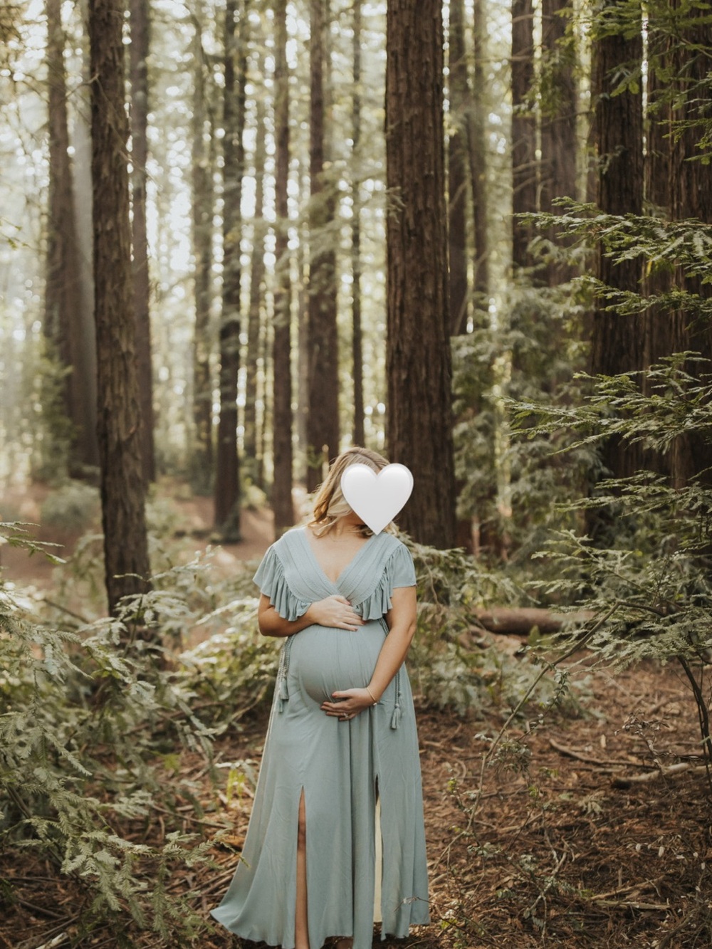 Baltic Born Sage Green Maxi Maternity Dress
